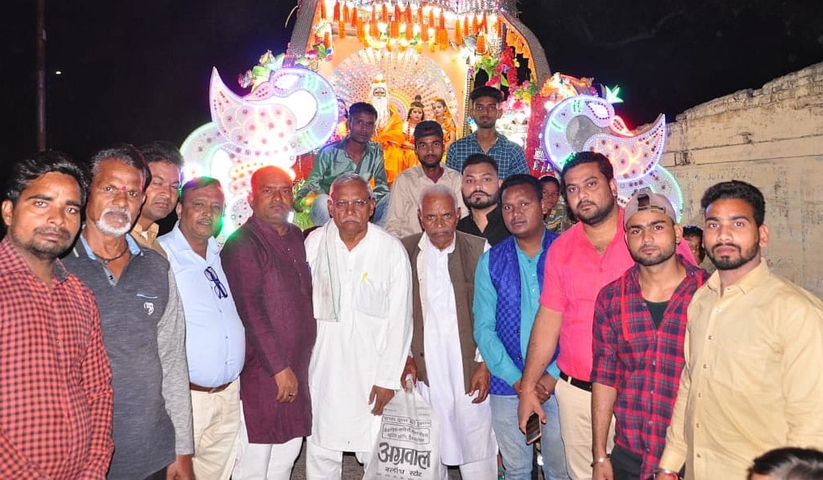 Maharishi Valmiki's procession was taken out with great pomp