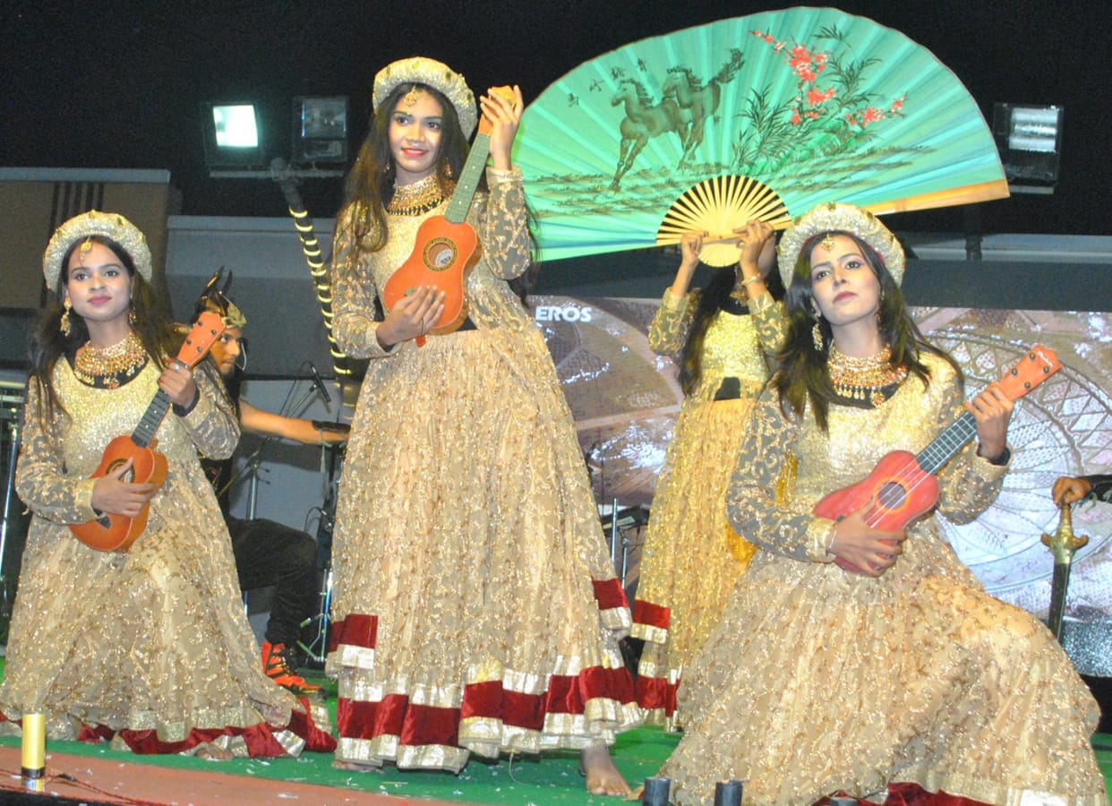captivated by colorful performances