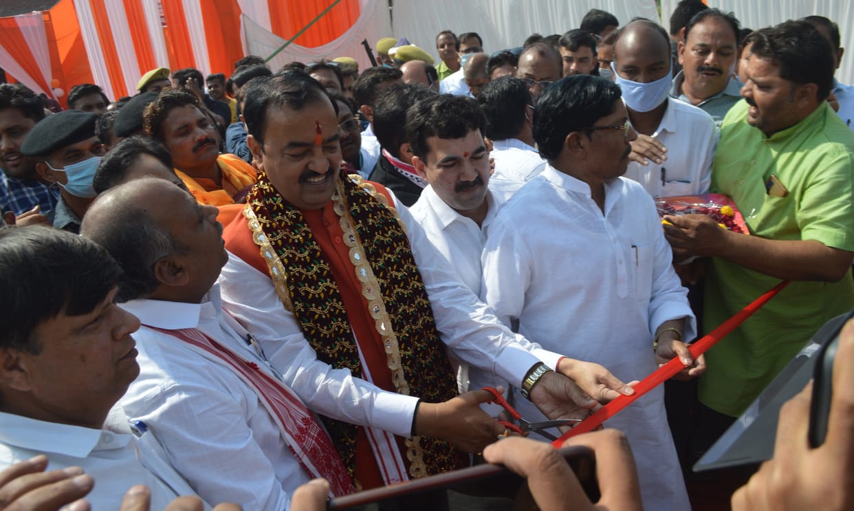 Hathras: Inauguration and foundation stone of 101 works with overbridge