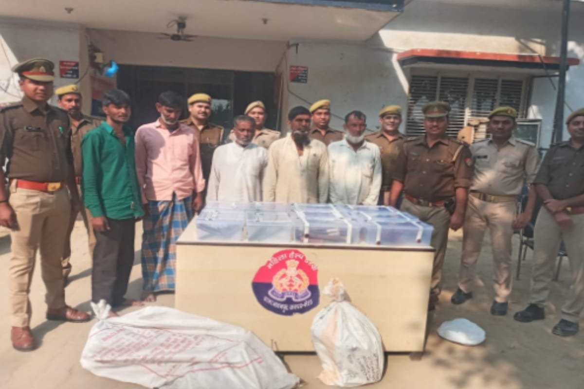 Meerut: Illegal firearm factory was running in the field in Bhavanpur, five arrested