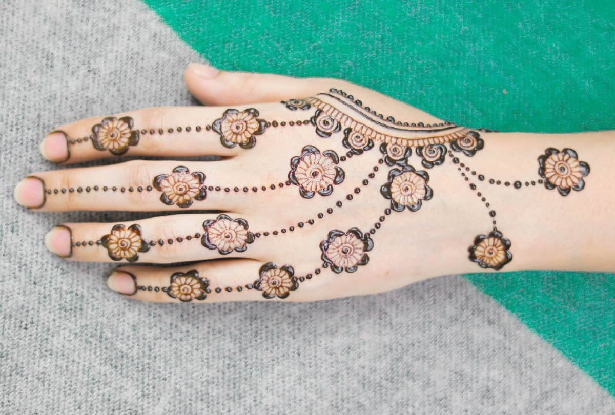bhai dooj 2021 easy mehndi design for sisters