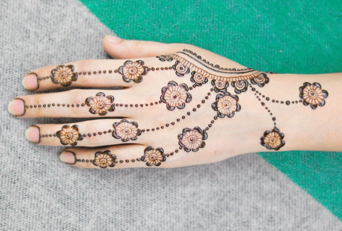 bhai dooj 2021 easy mehndi design for sisters