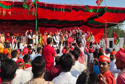 End of SP Kisan Yatra: Naresh Uttam said - BJP government tells lies