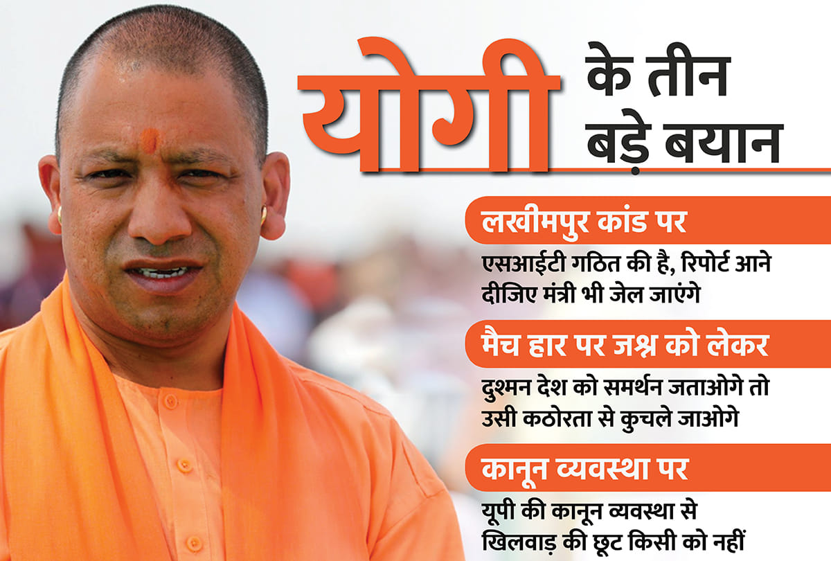 yogi adityanath on Celebrating Pakistan victory in T20 world cup said who sing praises of Pakistan will be treated same way as indian army does on border