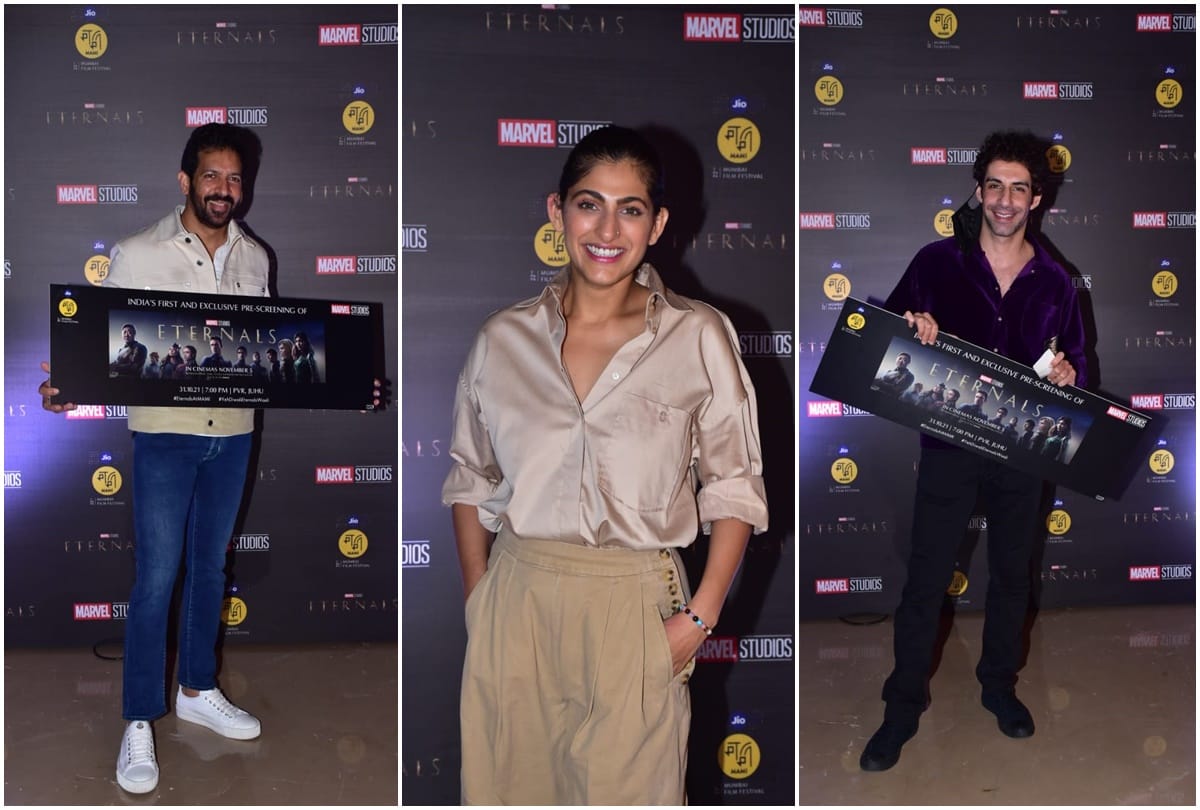 Kabir Khan, Mini Mathur, Kubra Sait and other bollywood celebs attended red carpet premiere of Eternels