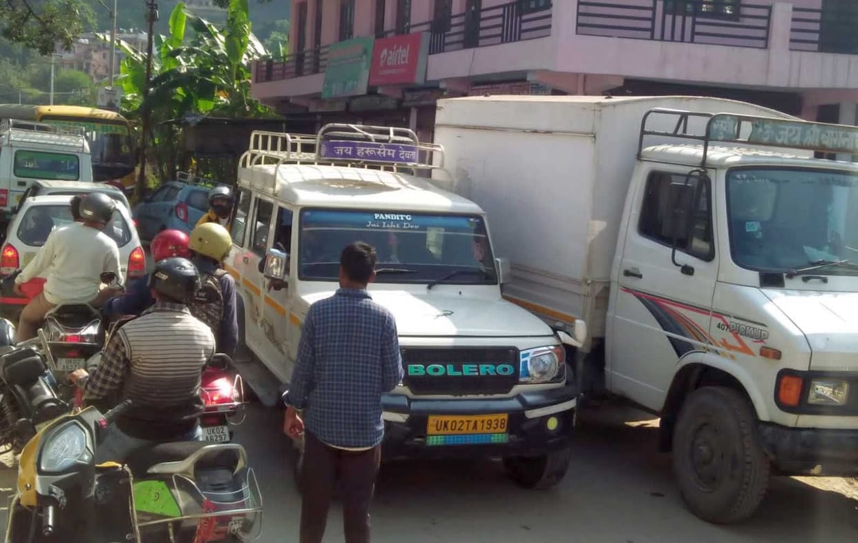 Traffic Jam in bageshwar
