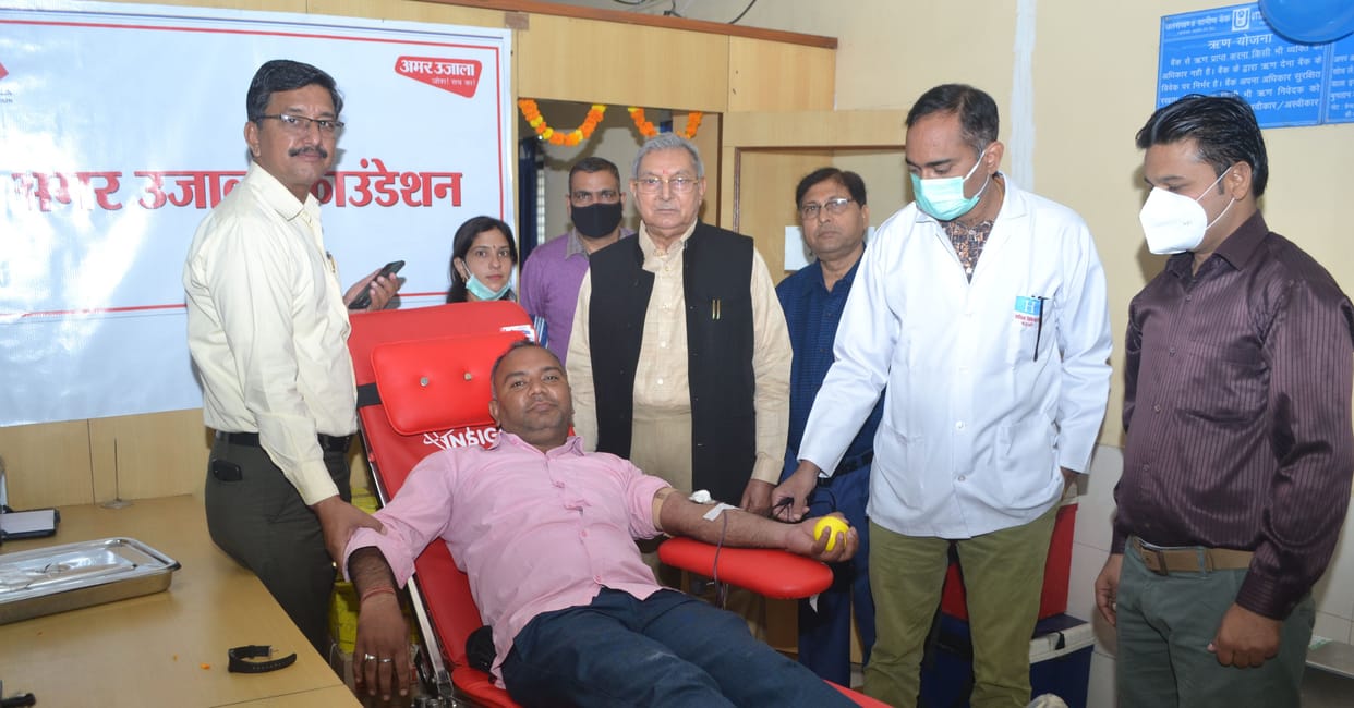 37 great donors donated blood