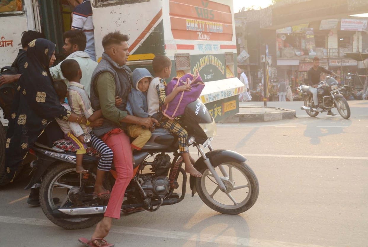 As soon as the traffic month started, the rules were flouted