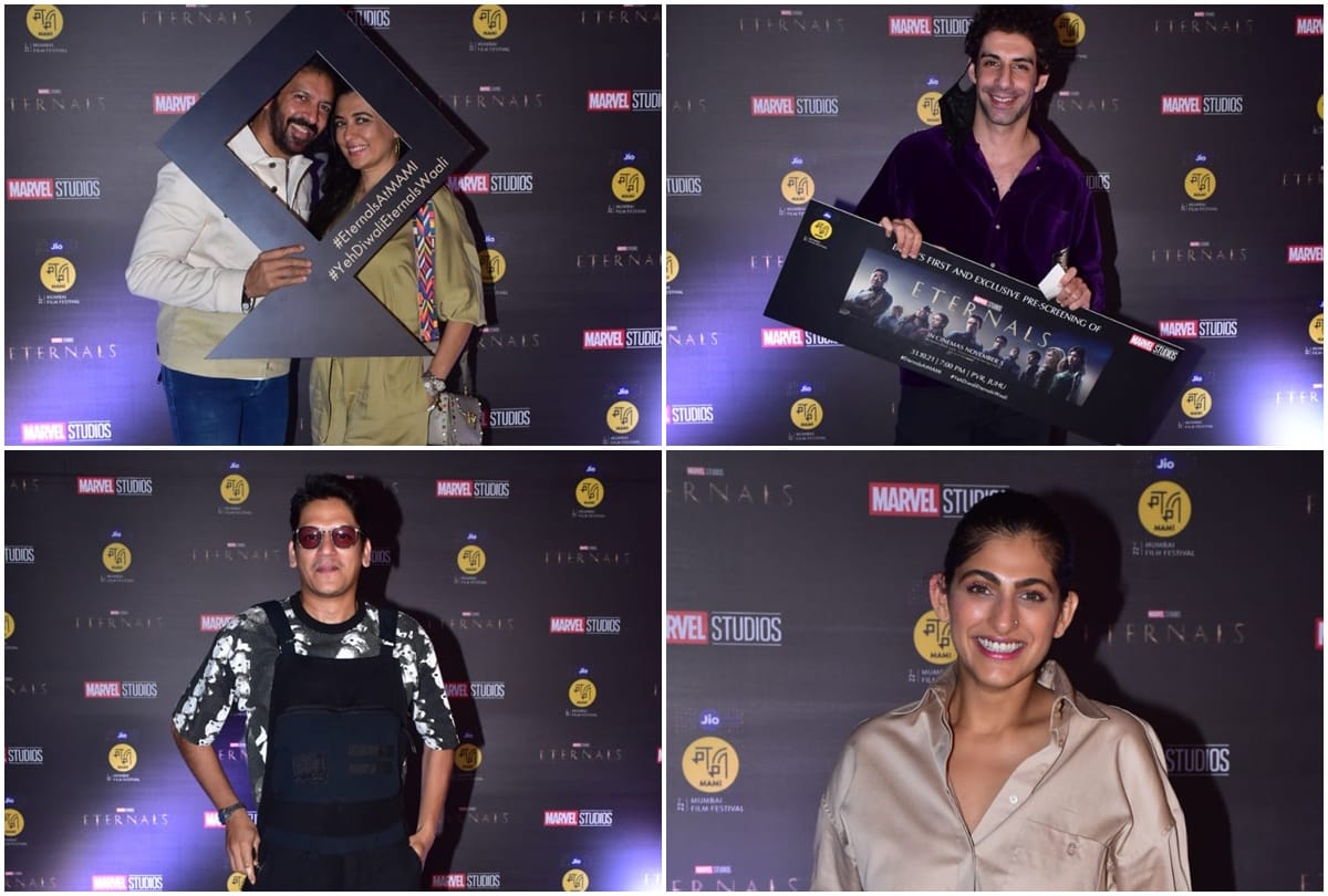 Kabir Khan, Mini Mathur, Kubra Sait and other bollywood celebs attended red carpet premiere of Eternels