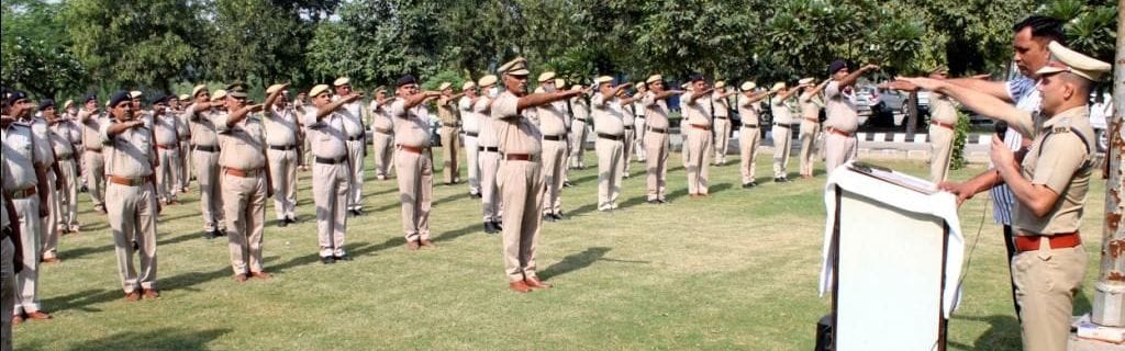 Police took oath for unity, integrity and security