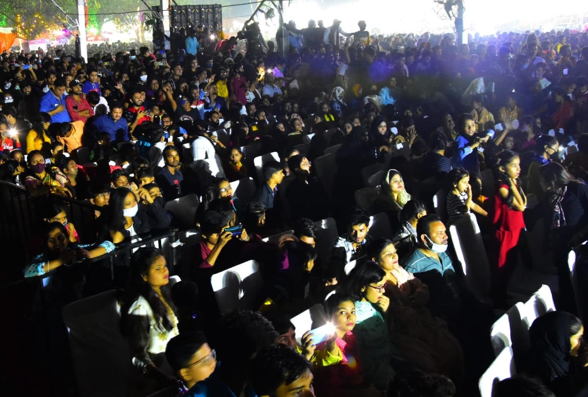 Rapper badshah in Lucknow.