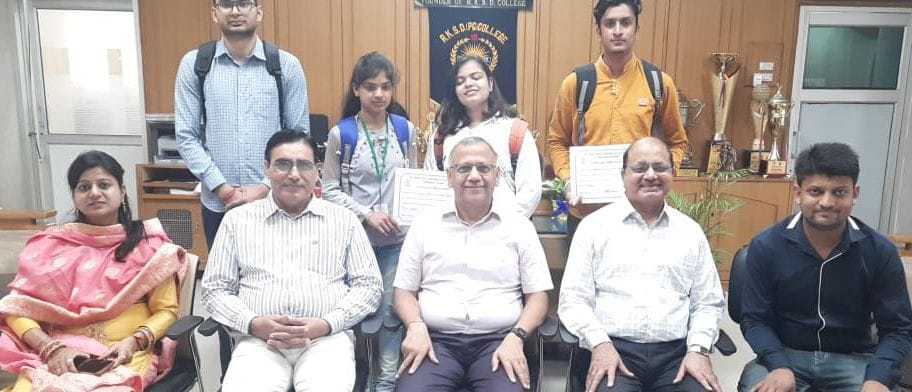 Student Dinky got first, Shruti Goyal got sixth, Ekta got eighth place