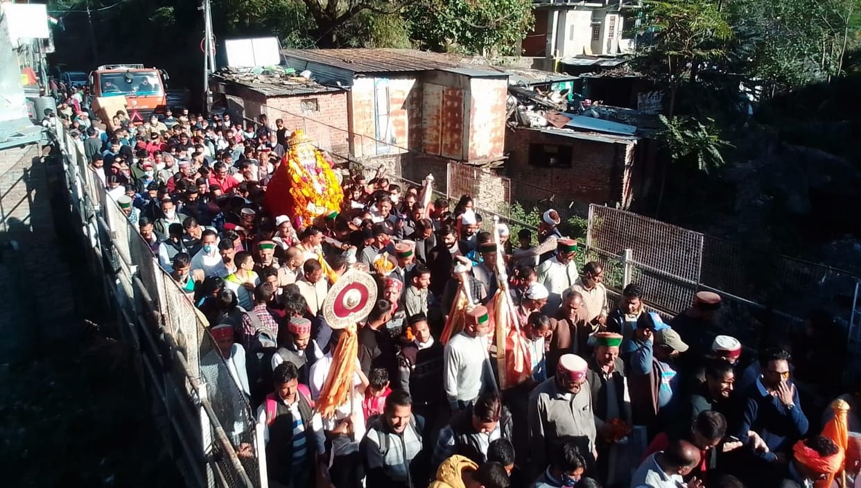 aani saraj fair started with devta welcome