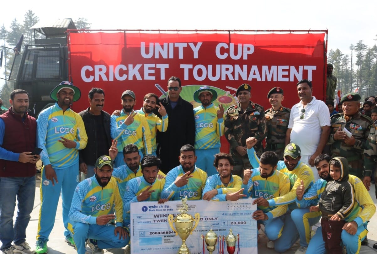Lord Gushi team won Unity Cup cricket tournament handwara Jammu and Kashmir