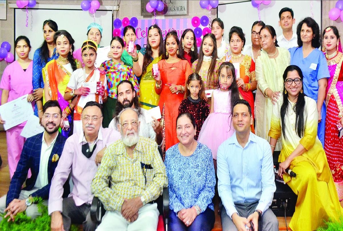 Doctors and staff honored on the foundation day of Ujala Cygnus Rainbow Hospital in Agra