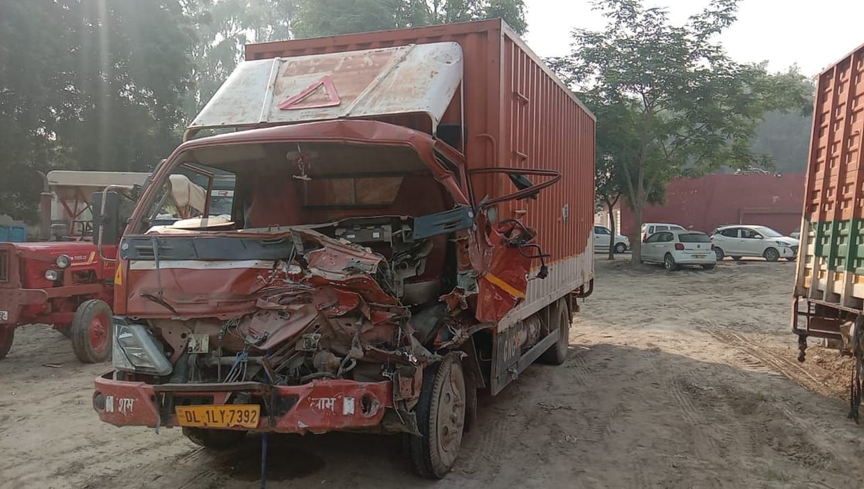 The canter driver dragged the police car up to 30 feet, ASI injured
