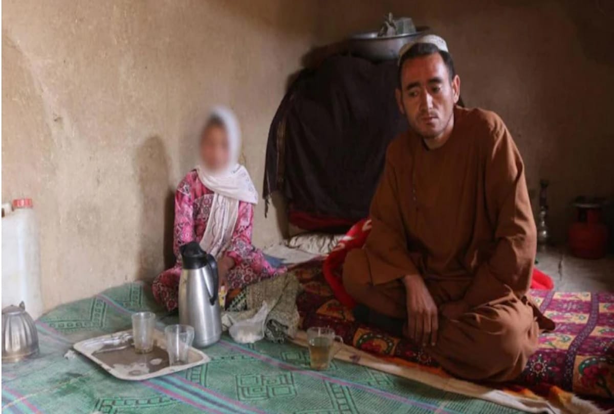 Afghanistan: After Taliban ruled nine year old Parwana Malik's father sold her to keep his family alive and fed 
