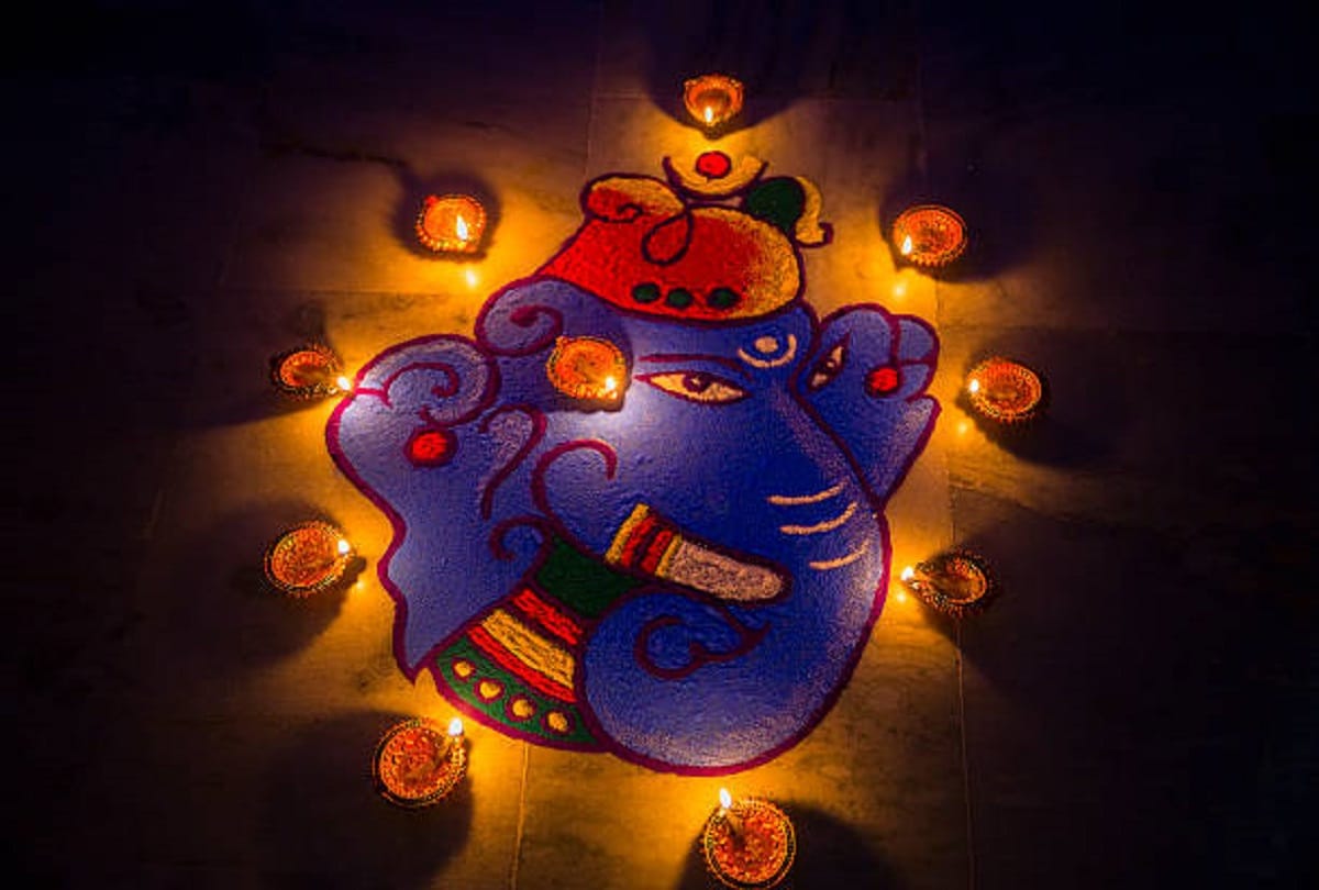 Diwali 2021 Easy Rangoli designs for deepawali