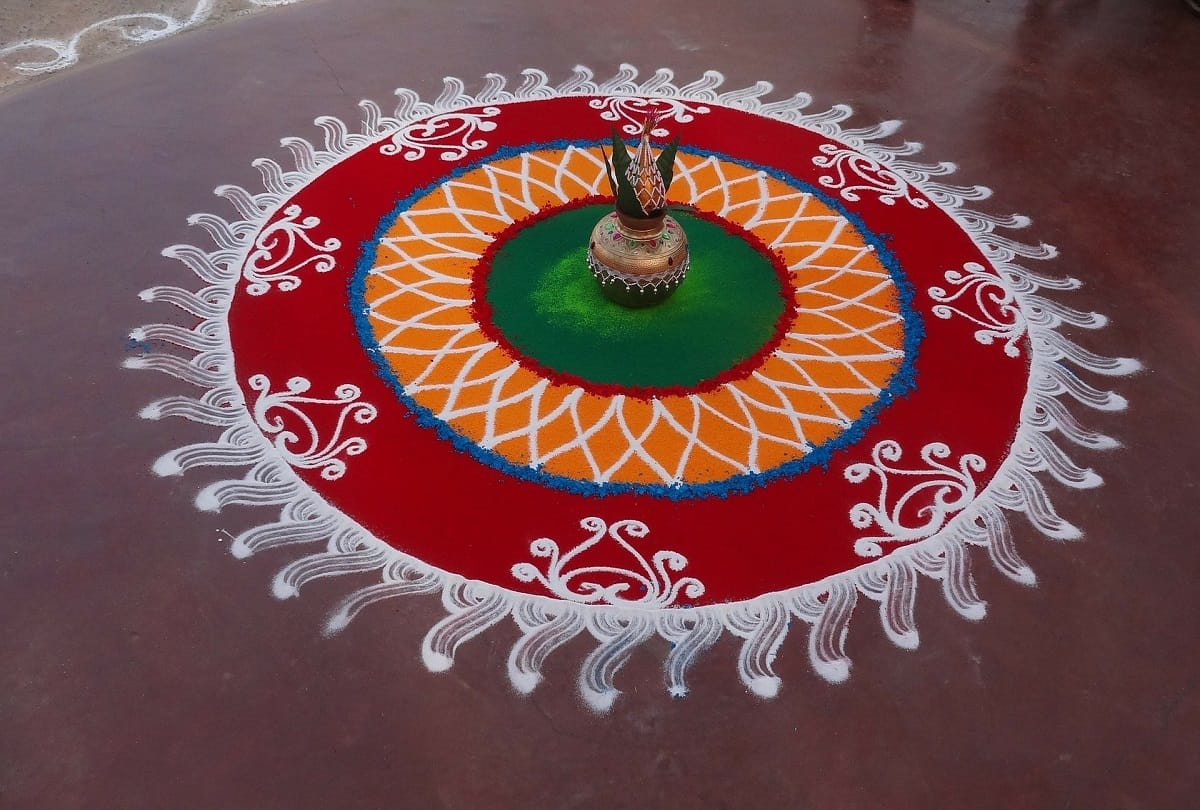 Chaitra Navratri Kalash Sthapana 2023 Rangoli Designs to Make See Photos