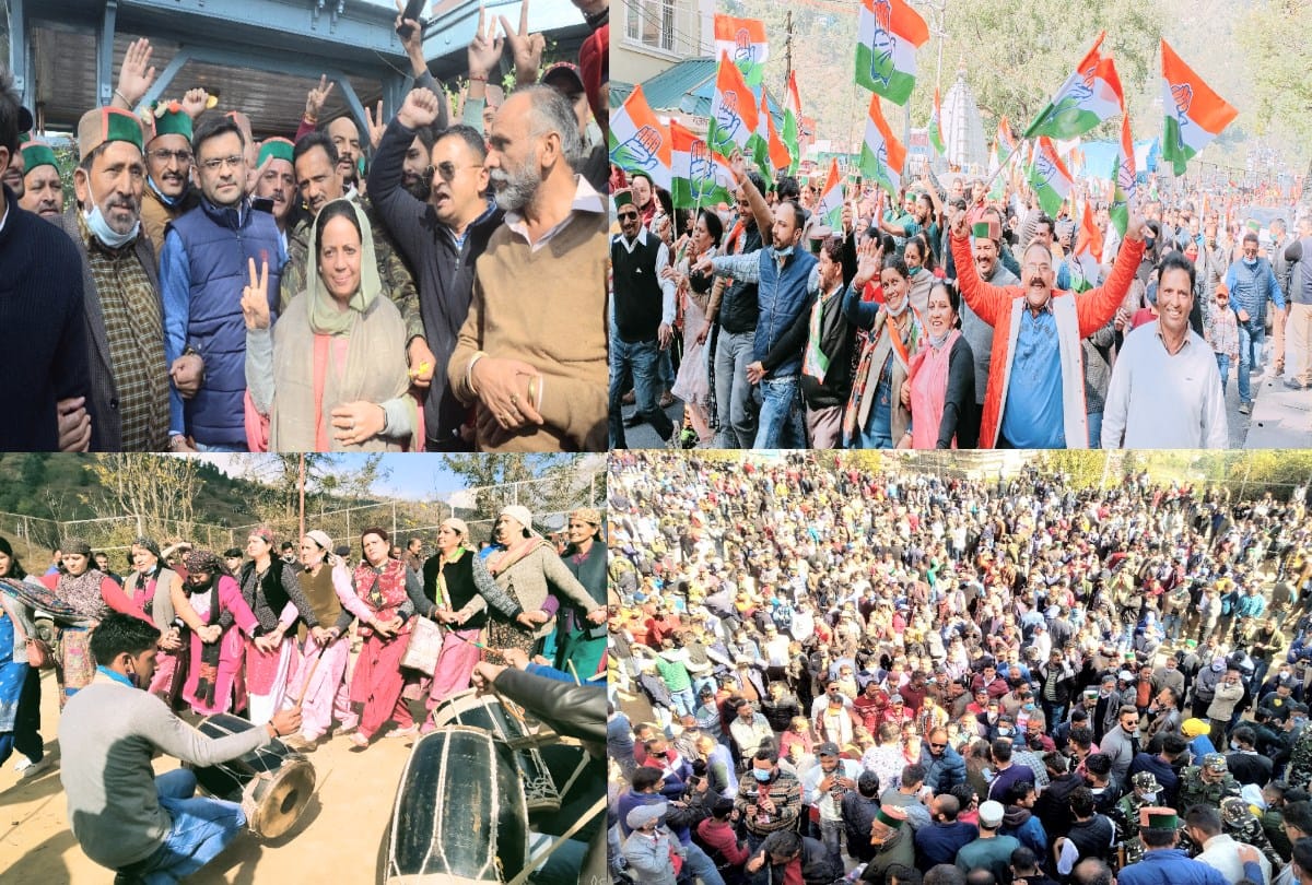 Himachal by-election result: Congress immersed in celebration after winning all seats, party workers distribute ladoos and burst crackers, see photos