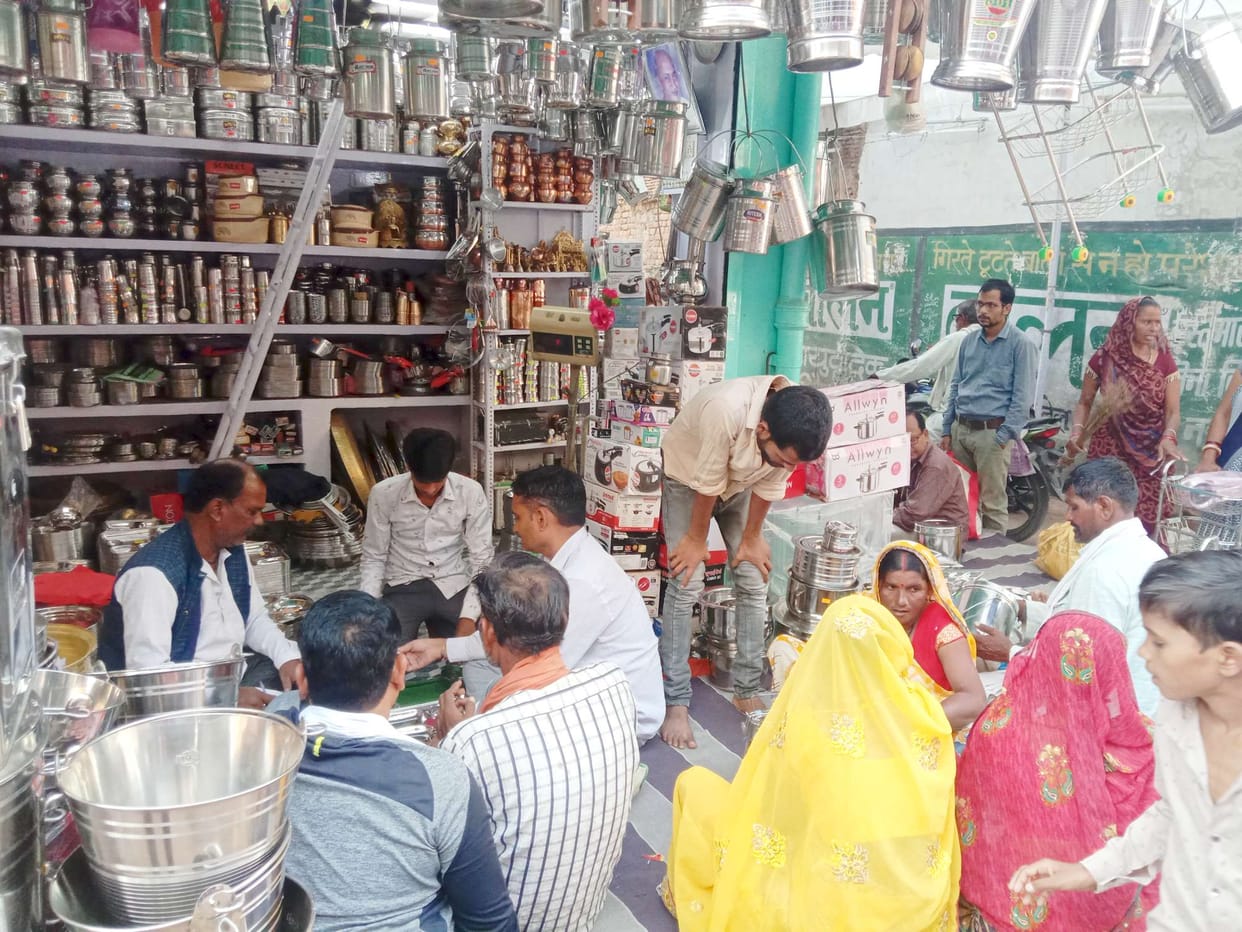 Market decorated on Dhanteras, shopping done fiercely