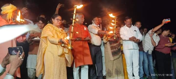Yamuna,mla,river,DM,ghat started