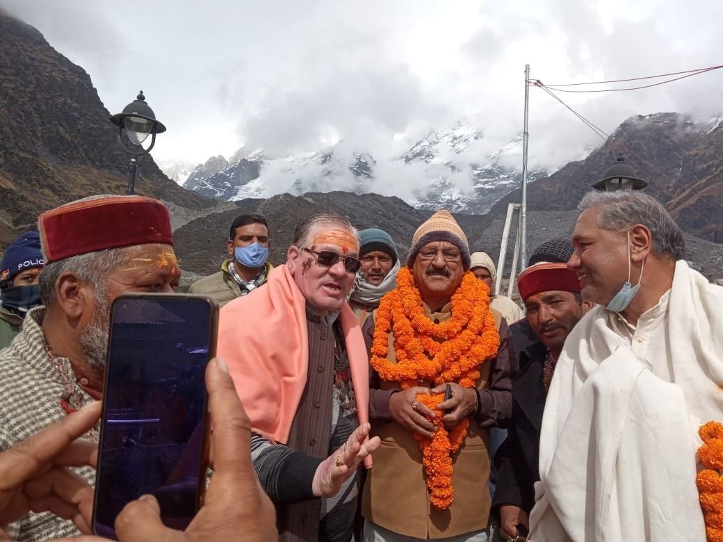 Subodh Uniyal visited Baba Kedar temple