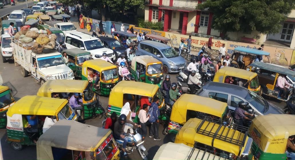 CM stayed in the city for two hours, people of the city struggled with jam for four hours