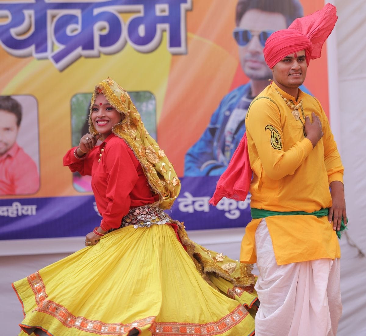 Haryanvi artists spread colors in cultural program