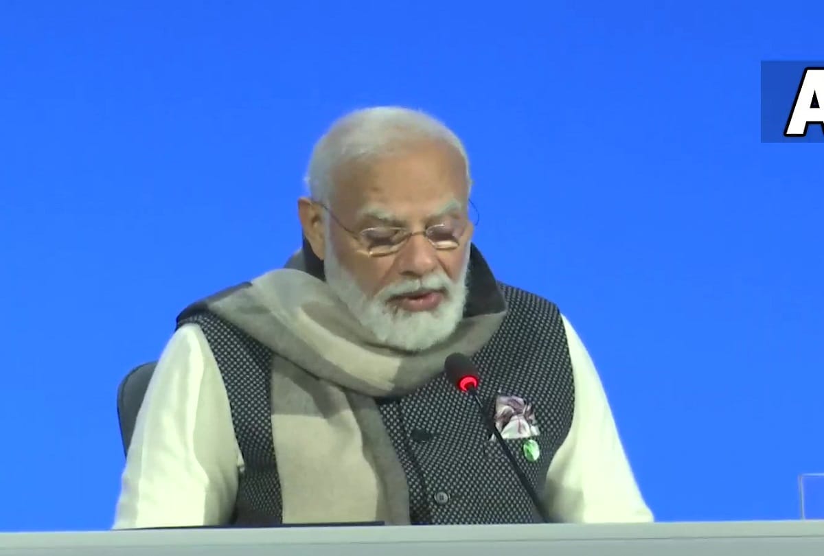 COP26 Summit Glasgow, pm Narendra modi says Climate change threatens the whole world, big destruction due to natural disaster in small countries