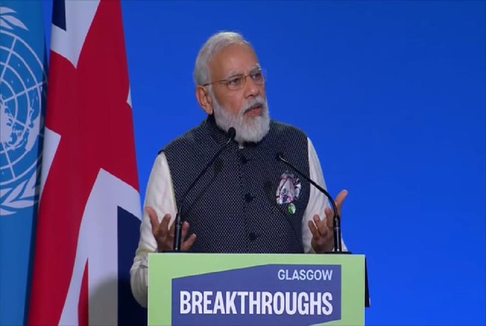 cop26 summit: PM modi says One Sun, One World, One Grid is essential for the world in in glasgow