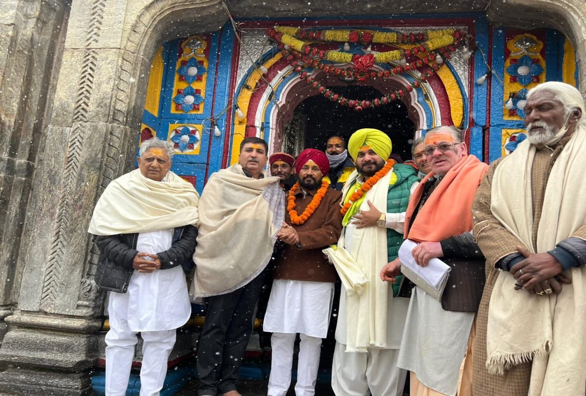 Punjab congress update Navjot Singh Sidhu and CM Channi dont talk with each other during Kedarnath trip