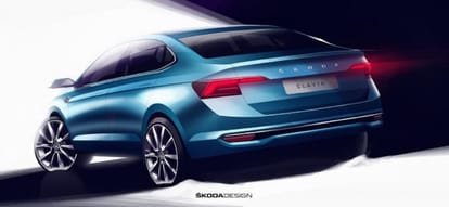 Skoda Auto has released first official look of premium mid-size sedan Slavia