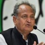 राजस्थान के मुख्यमंत्री अशोक गहलोत।