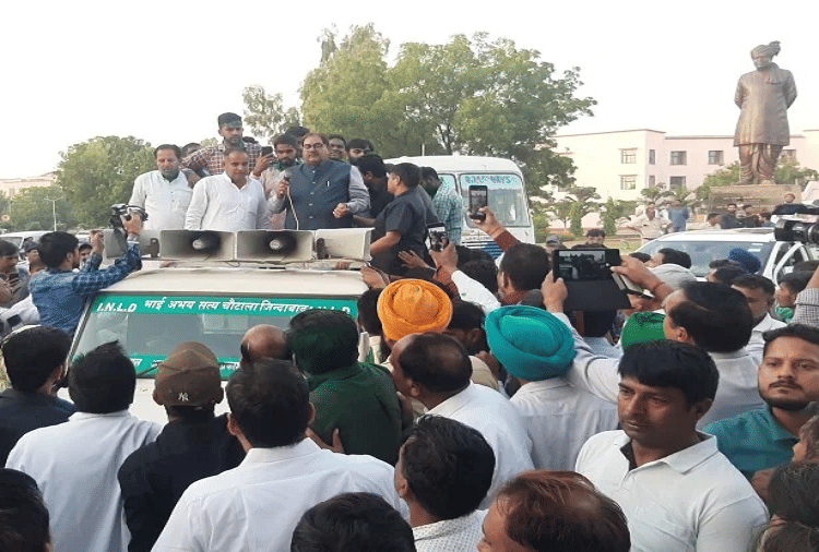 After the result of Ellenabad byelection Abhay Chautala said this is the victory of the farmers
