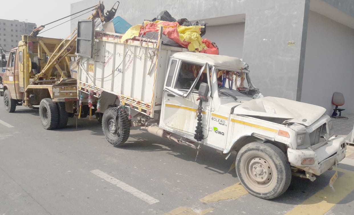 Pickup overturned, two killed, three injured, accident occurred between Kohatia and Bichpurva while going from Delhi to Bihar