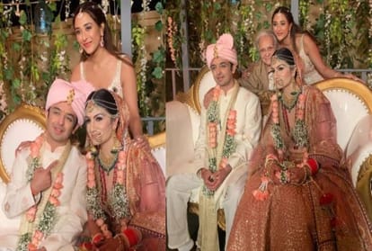 Newly Weds: Yeh Rishta Kya Kehlata Hai fame Aayush Vij marries girlfriend Sakshi Kohli pictures surfaced on social media