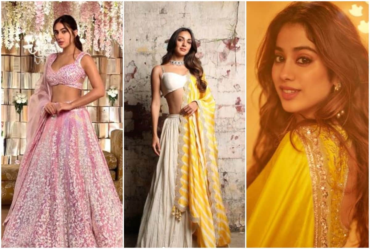 Sara ali khan to janhvi kapoor try these bollywood actresses traditional looks for diwali party