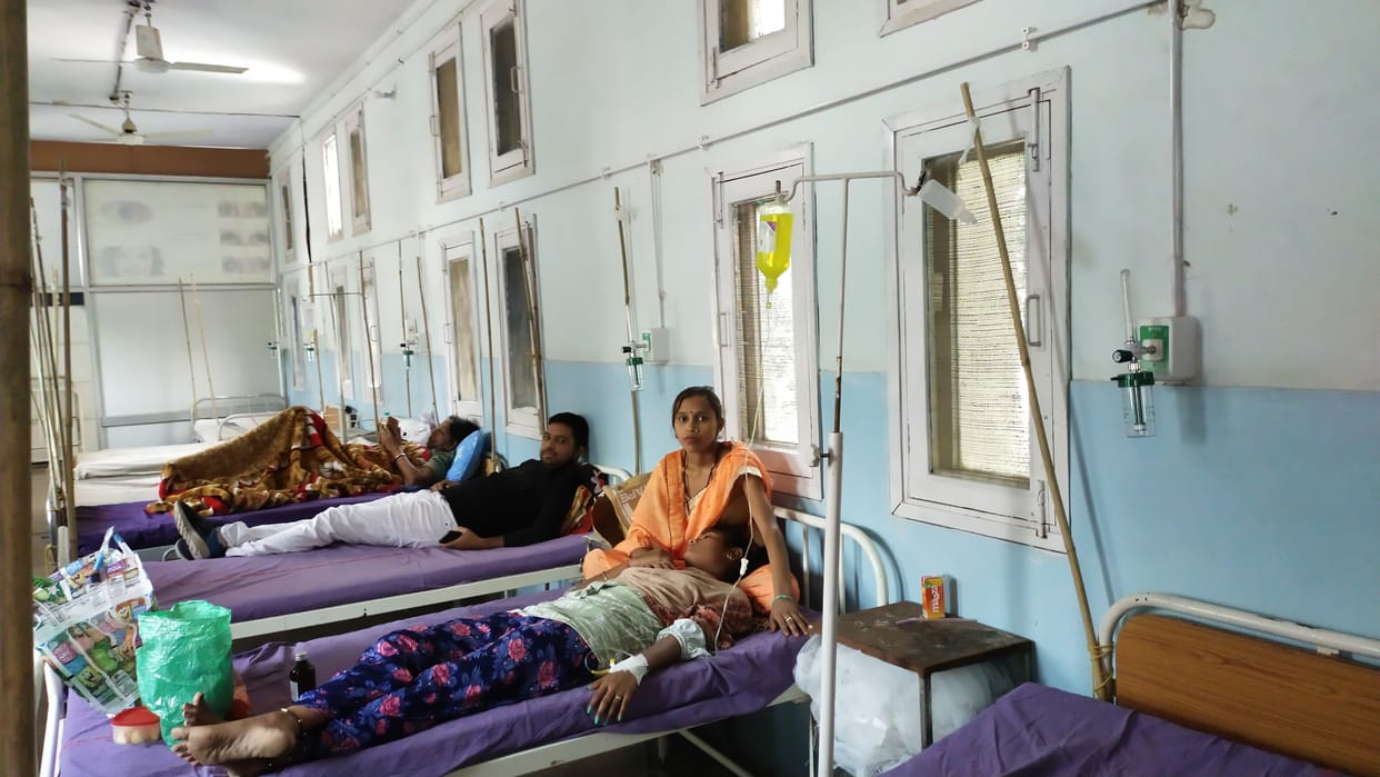 No specialist in thermal scanner and dengue ward in PHC