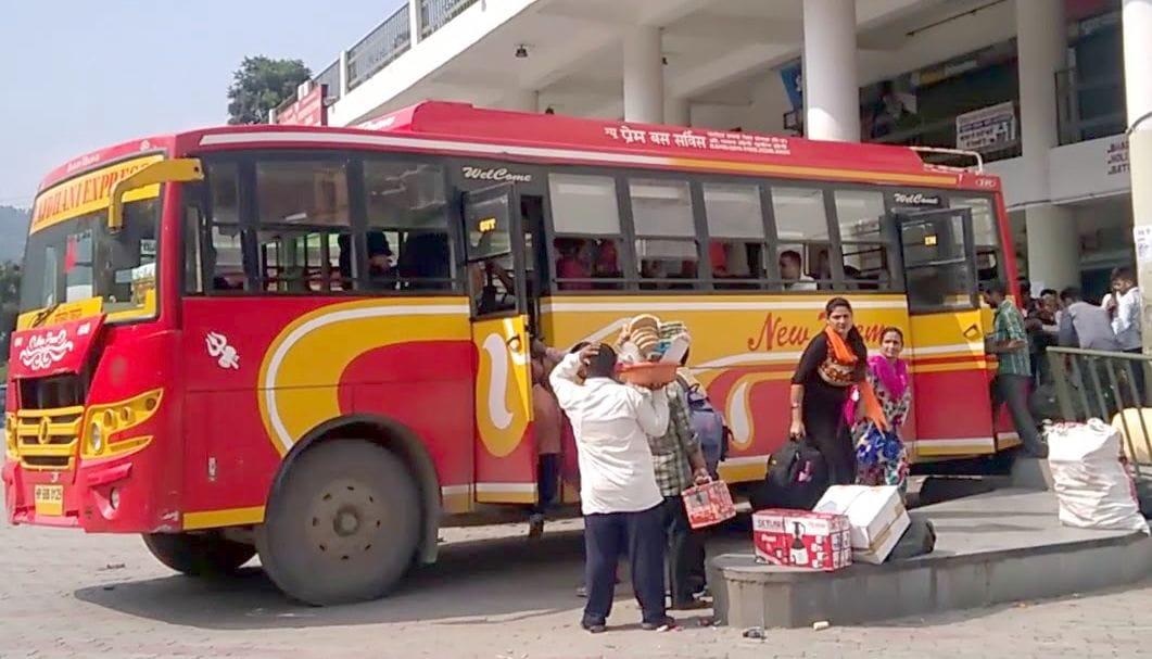 Buses will not run to outside states after 2.30 pm on Thursday