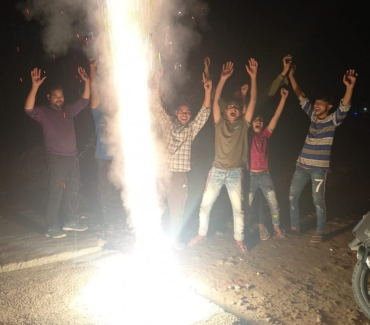Vigilance is necessary while running firecrackers, respiratory patients and children may have trouble
