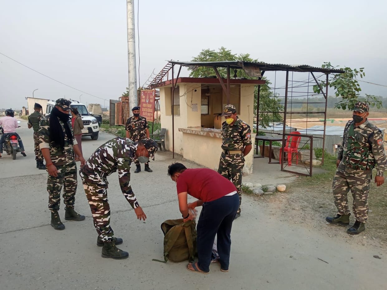 Security system alert on Indo-Nepal border