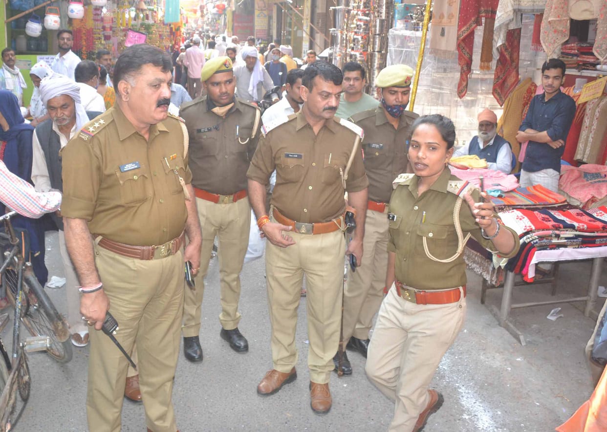 Security tightened in markets, police remained alert