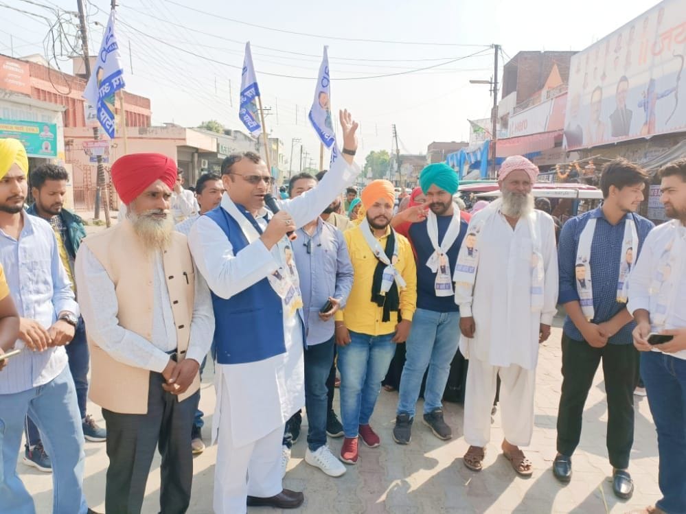 People protested.