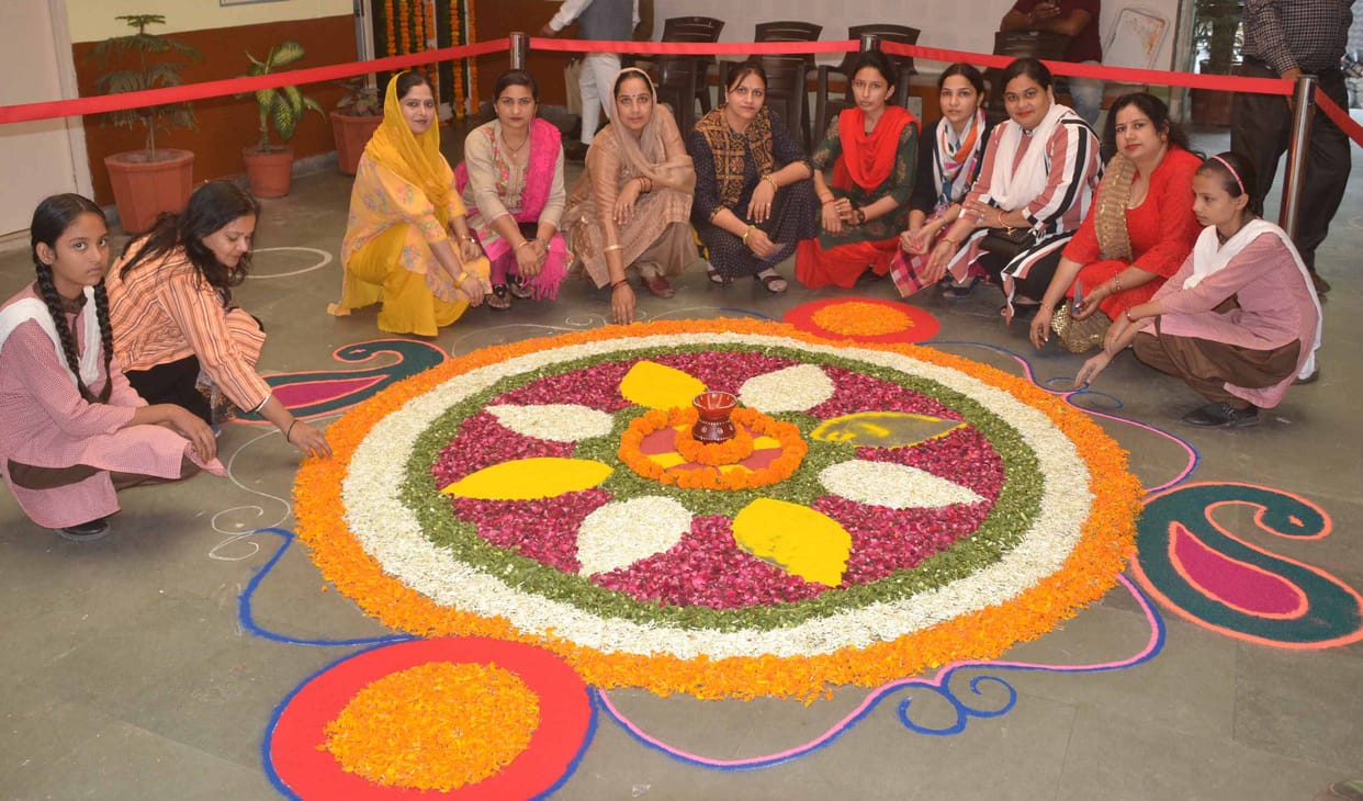 Deepawali celebration in schools