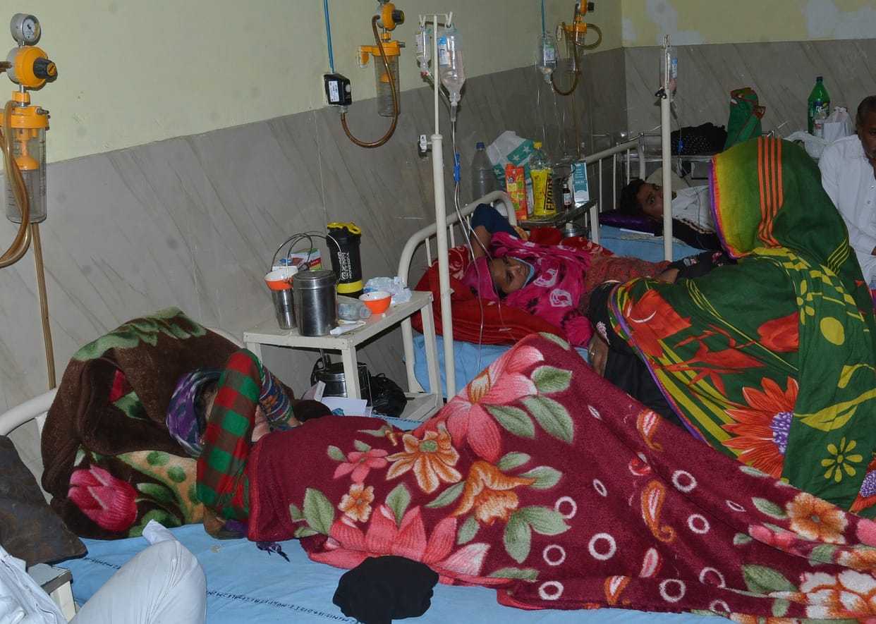 Fever patients in hospitals