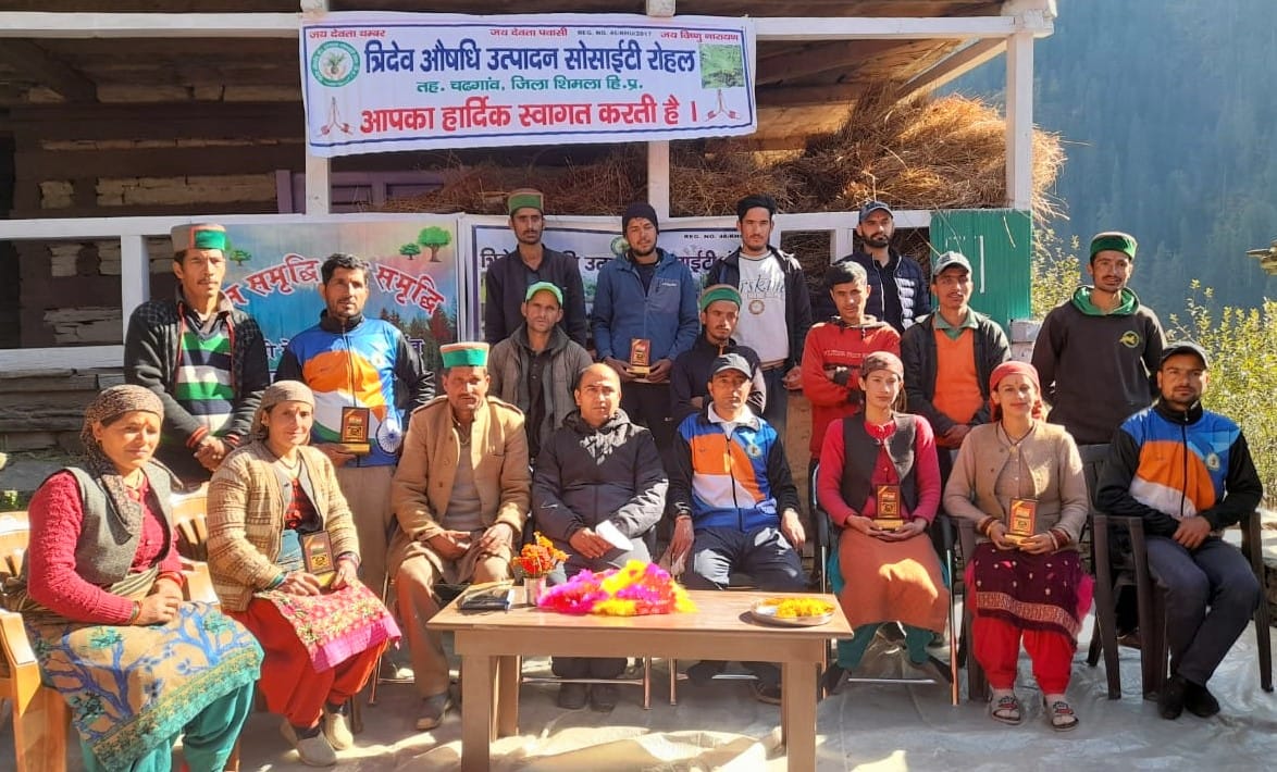 farmer awarded for medicinal plantation in rohal rohru