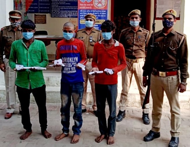 Three miscreants arrested for robbing