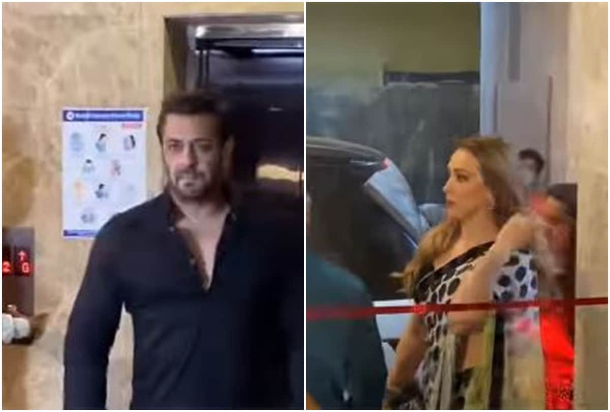 Salman khan trolled by users for leaving iulia vantur in car while entering for diwali party