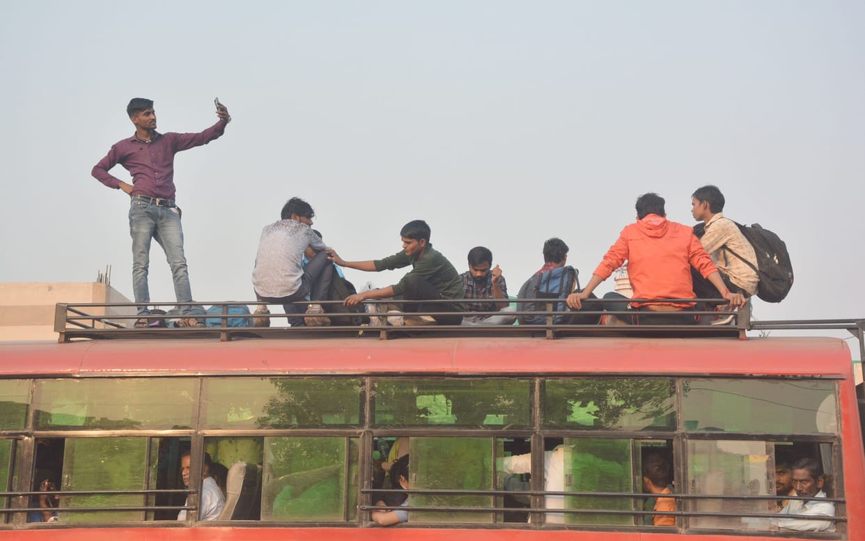 140 buses could not run on the roads due to technical fault